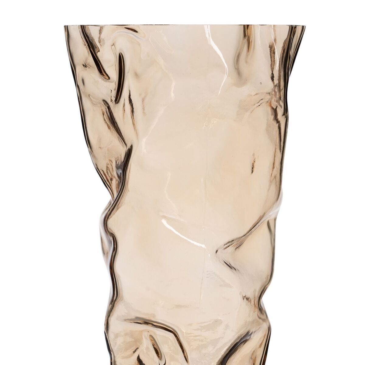Vase Brun Krystal 15,5 x 14 x 32 cm
